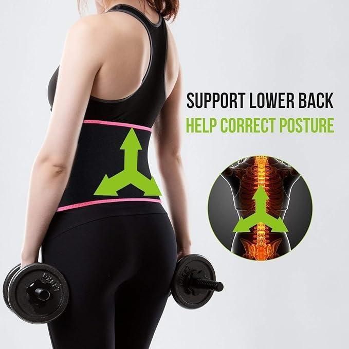 Waist Trimmer Belt for Women – Workout Support & Sweat Boost