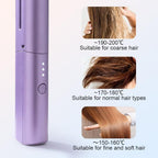 Mini Cordless Hair Straightener – Portable & Rechargeable Styling Tool
