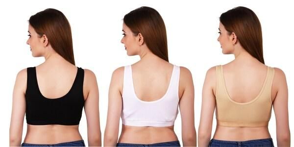 Women’s Multicolor Air Bra (Pack of 3) – Wirefree Daily Comfort